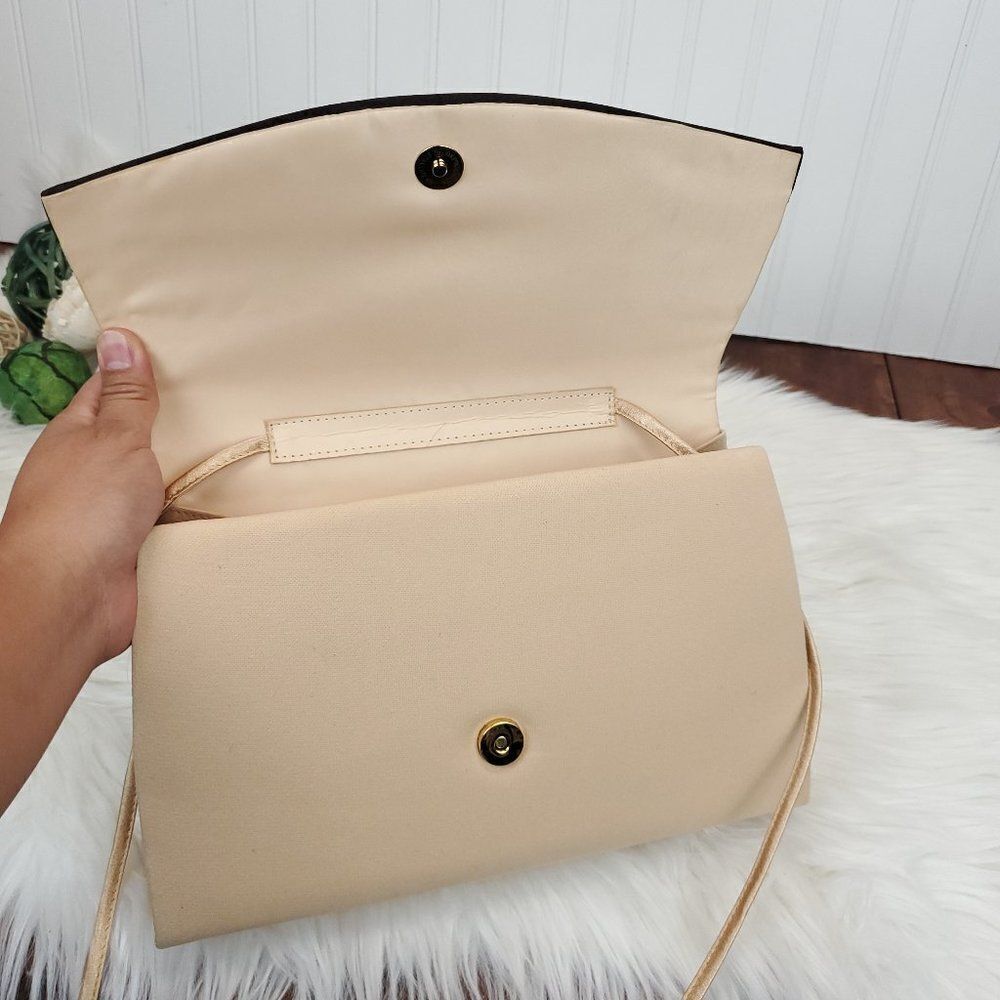 Vintage Midnight Velvet Polyester Crossbody Bag - Picture 8 of 16